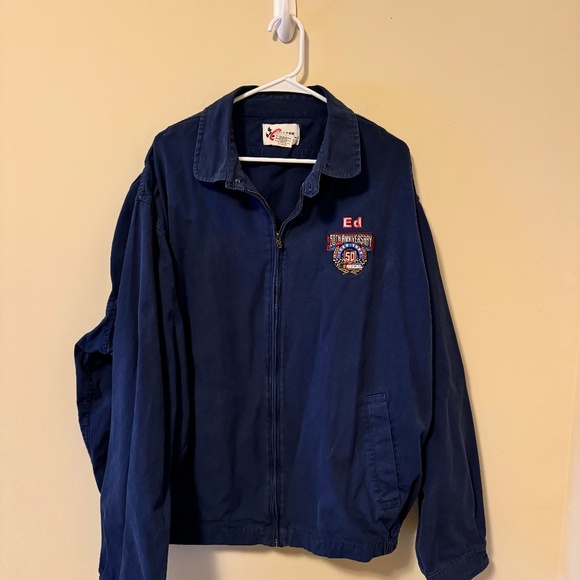 VINTAGE Nascar 50th Aniversary Jacket - HEAVYWEIGHT - SZ. XXL - Picture 1 of 10